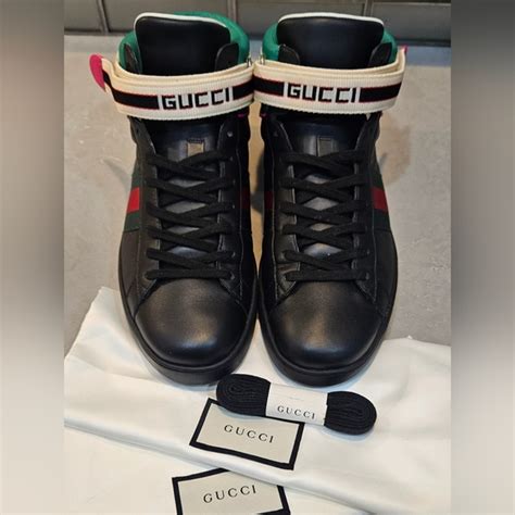 gucci canvas high tops|farfetch gucci hi tops.